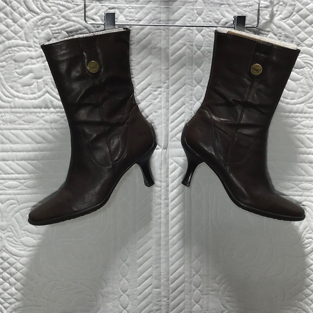 CARLOS SANTANA Riviera Ankle Boots, Brown (NWOT)